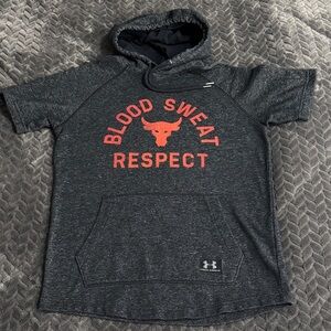 Under Armour Project Rock Charcoal Hoodie Men’s Medium